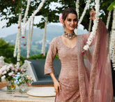 Peach Radiance Sharara Set