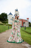 Opulent Charm Designer Lehenga Set with Embroidered Long Jacket Silk