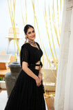 Black Elegance Lehenga Set