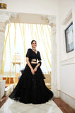 Black Elegance Lehenga Set