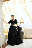 Black Elegance Lehenga Set