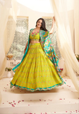 Yellow Lehenga Set with Jacket