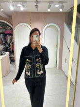 Black Embroidered Ethnic Co-Ord Set