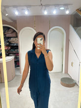 Navy Blue sleeveless co-ord set