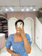 Sky Bloom Midi Dress