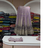 Lavender Embroidered Lehenga Set