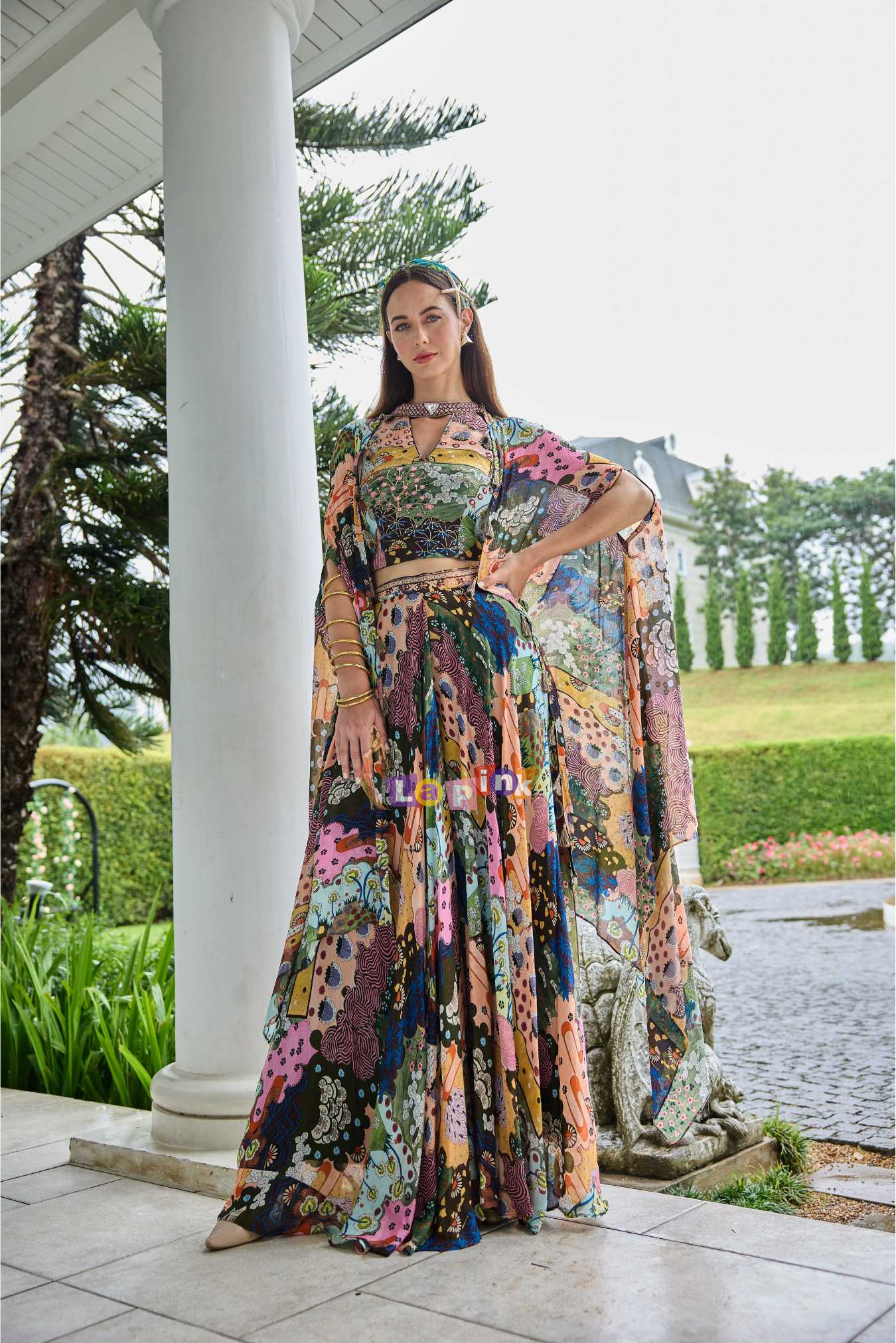 Vogue Style silk Palazzo Set