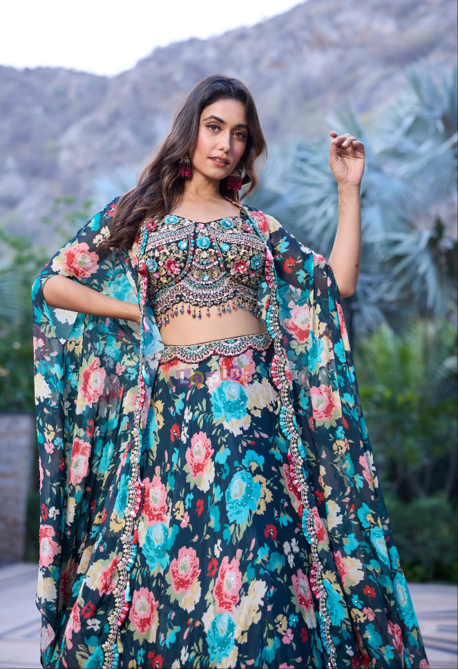 Sapphire Grace Lehenga Set