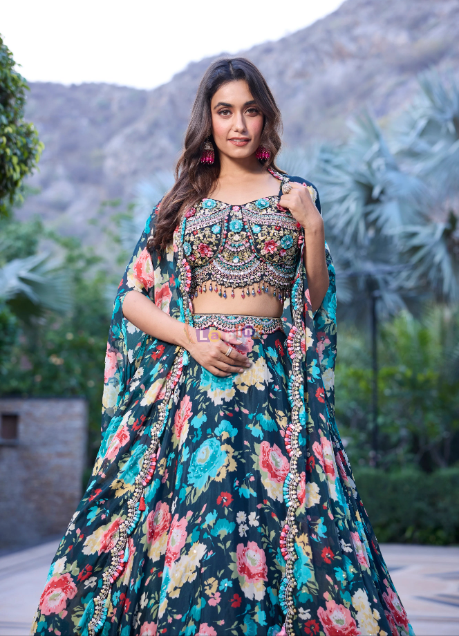 Sapphire Grace Lehenga Set