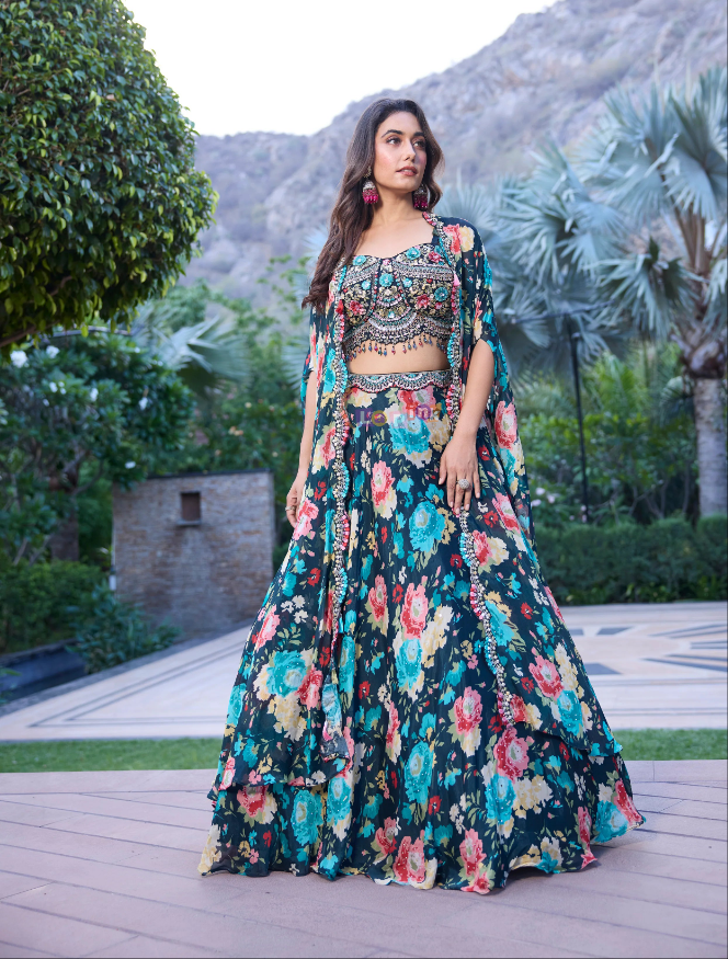 Sapphire Grace Lehenga Set