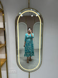 Teal Oasis Midi Dress