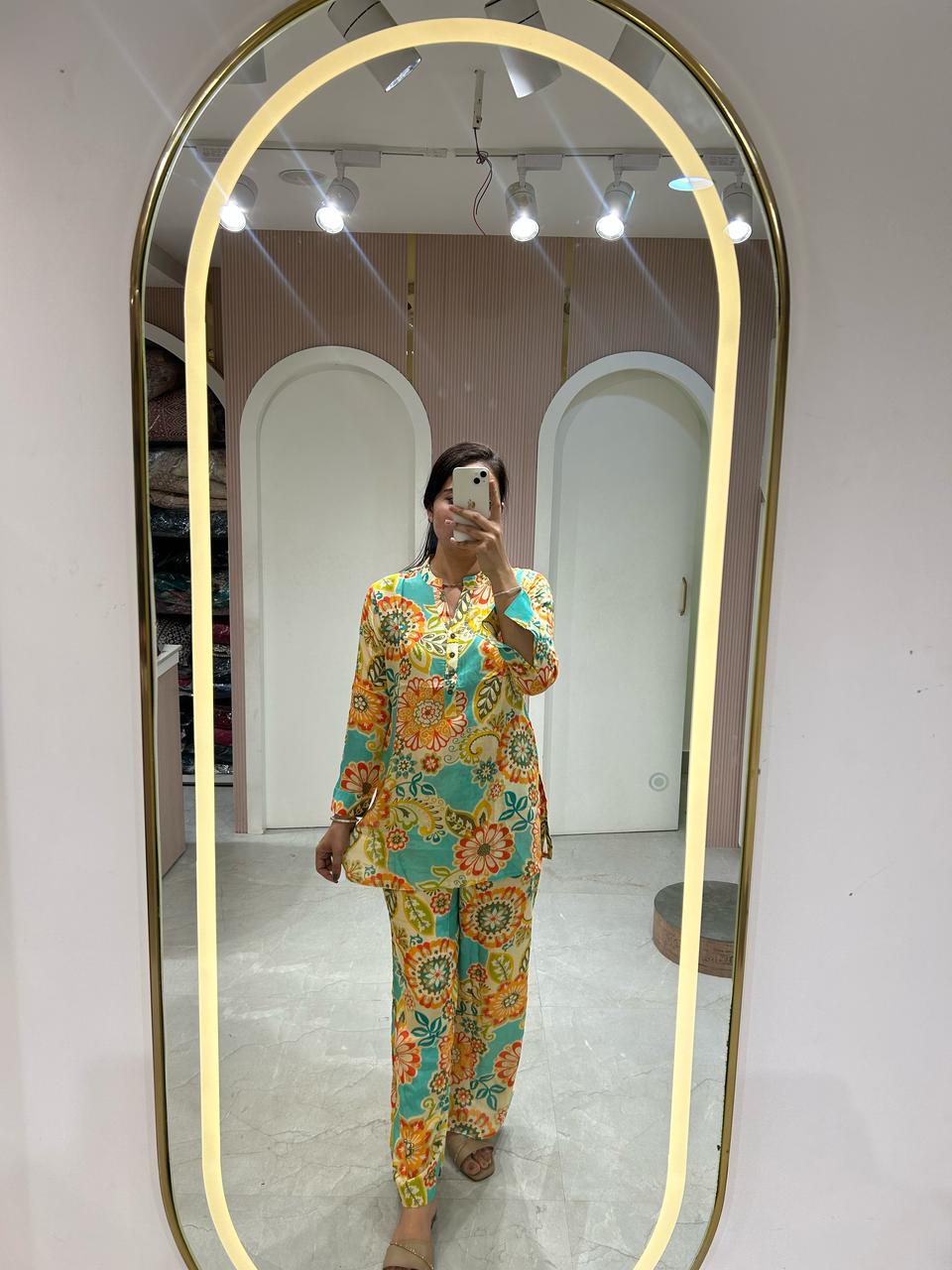 Vibrant Paisley Co-ord Set