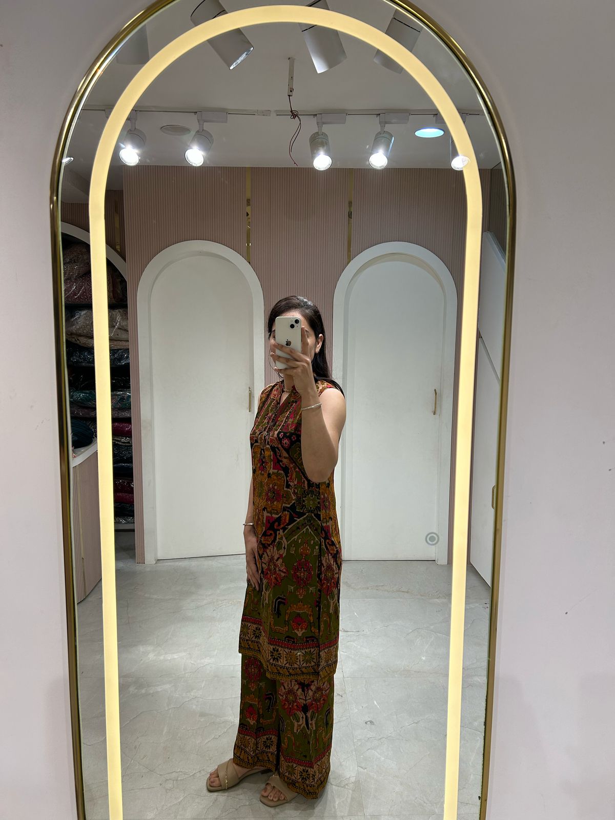 Multicolour Ethnic Kurta Set