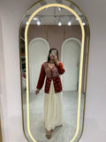Embroidered Jacket Kurta Set