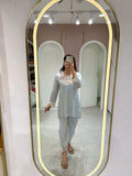 Mirrorwork Kurta Dhoti Set