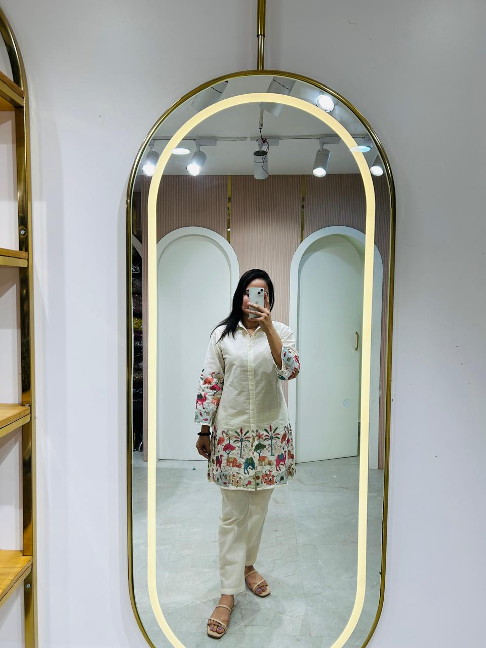 Floral Safari Tunic Set