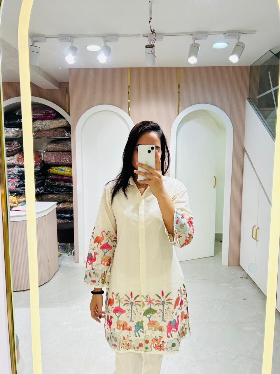 Floral Safari Tunic Set
