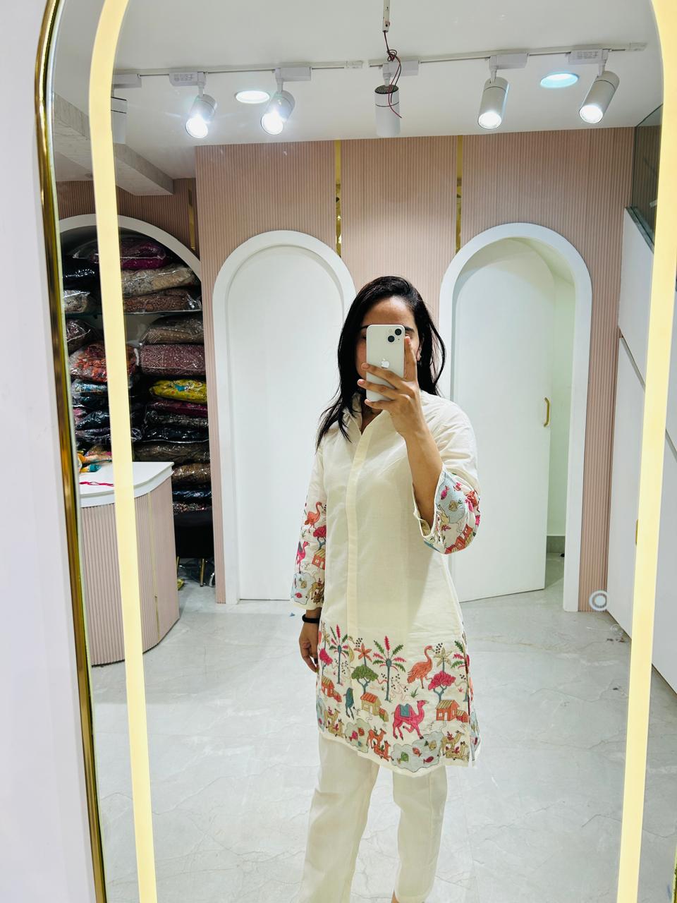Floral Safari Tunic Set