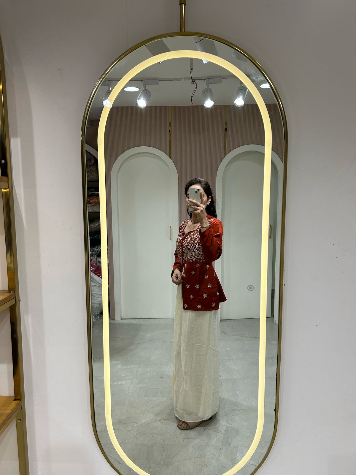 Embroidered Jacket Kurta Set