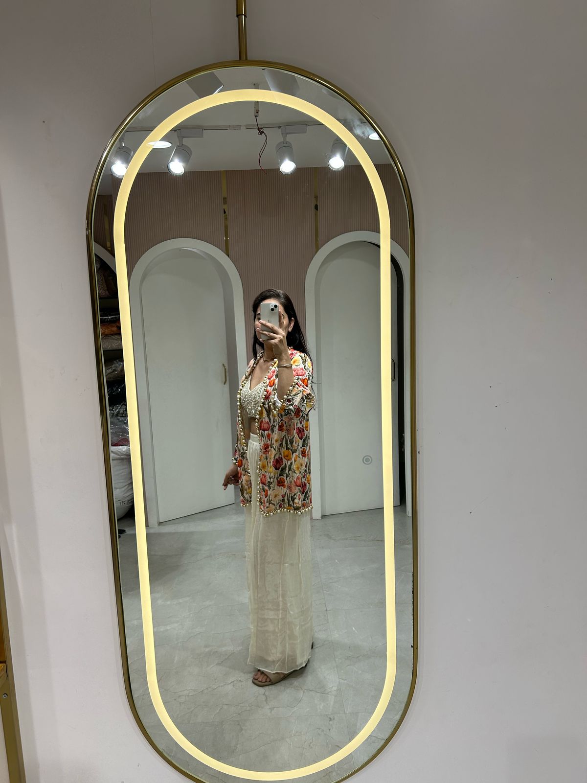 Floral Jacket Palazzo Set