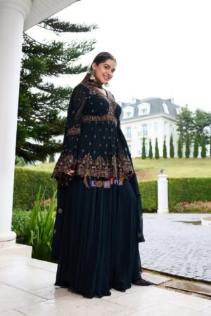 Amara Peplum & Sharara Set