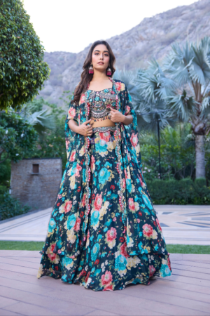 Sapphire Grace Lehenga Set